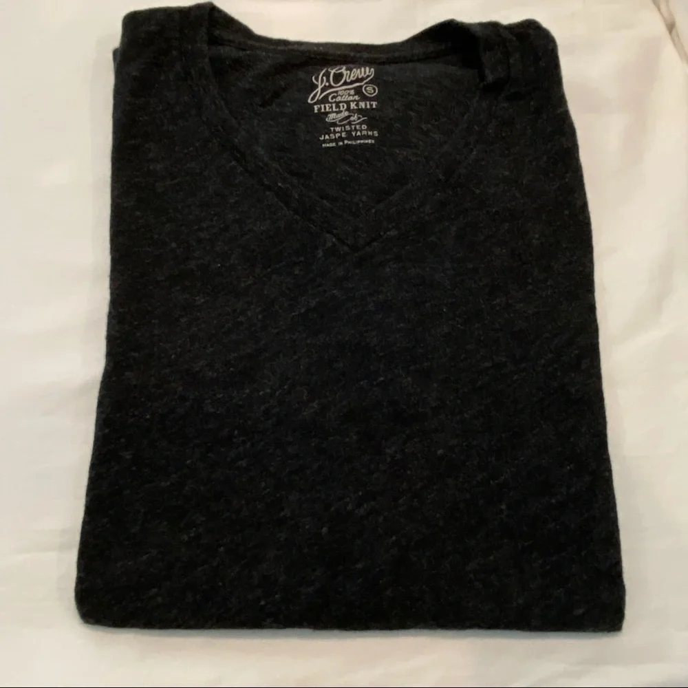 J. Crew Field Knit V Neck Tee
